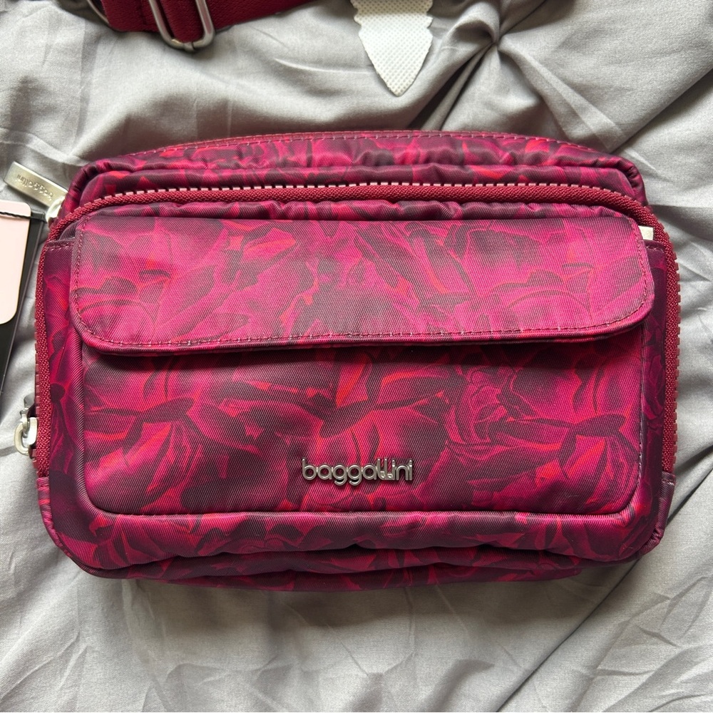 Baggallini Modern Double Zip Crossbody Bag - Picture 2 of 10